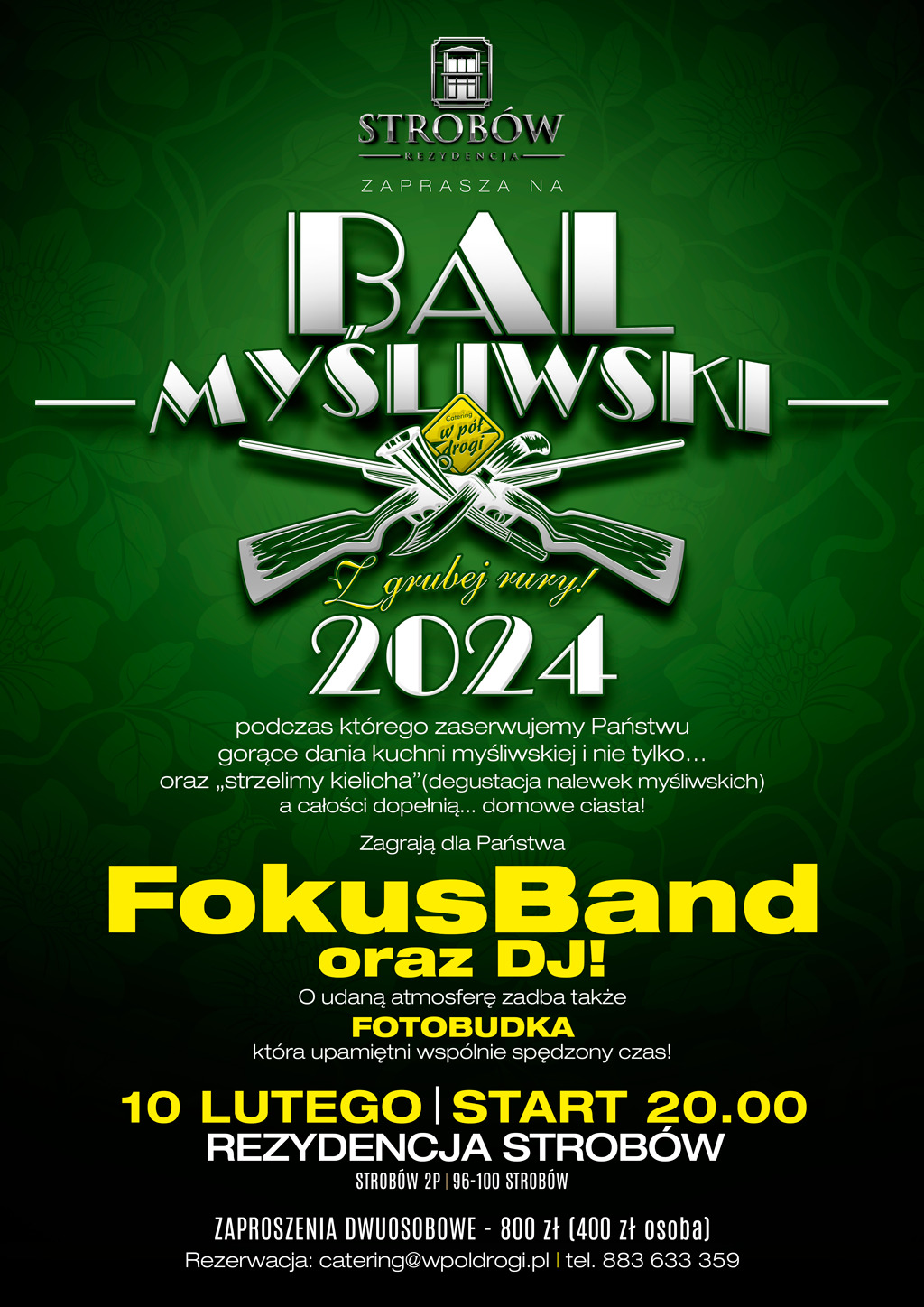 Plakat Bal Myśliwski 2024